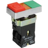 IEK Кнопка управления LAY5-BW8465 "I-O" сдвоенная с подсветкой
