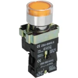 IEK Кнопка управления LAY5-BW3561 с подсветкой желтый 1з