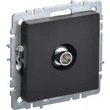 IEK BRITE Розетка TV оконечная РТВ11-0-БрЧ черный