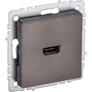 IEK BRITE Розетка HDMI РHDMI-0-БрТБ темная бронза - BR-H10-K45 IEK BRITE Розетка HDMI РHDMI-0-БрТБ темная бронза - BR-H10-K45