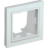 IEK BRITE Рамка 1-местная IP44 РУ-1-БрЖ-44 жемчуг