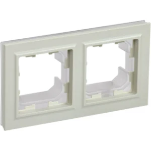 IEK BRITE Рамка 2-местная IP44 РУ-2-БрКр-44 бежевый - BR-M22-44-K10 IEK BRITE Рамка 2-местная IP44 РУ-2-БрКр-44 бежевый - BR-M22-44-K10