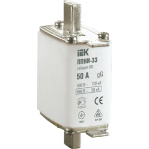 IEK Плавкая вставка предохранителя ППНИ-33 габарит 00С 25А - DPP11-025 IEK Плавкая вставка предохранителя ППНИ-33 габарит 00С 25А - DPP11-025