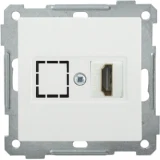 IEK Розетка HDMI РHDMI-0-Б BOLERO белый