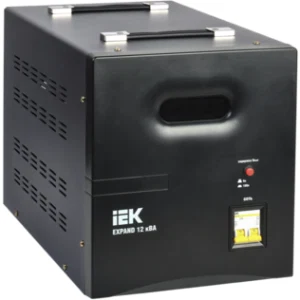IEK Стабилизатор напряжения переносной EXPAND 12кВА - IVS21-1-012-11 IEK Стабилизатор напряжения переносной EXPAND 12кВА - IVS21-1-012-11