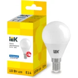 IEK Лампа светодиодная ALFA G45 шар 10Вт 230В 6500К E14