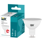 IEK Лампа светодиодная MR16 софит 9Вт 230В 4000К GU5.3