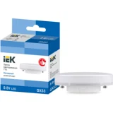IEK Лампа светодиодная T75 таблетка 8Вт 230В 6500К GX53