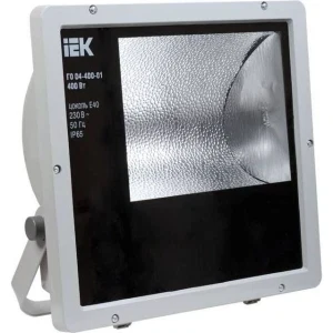 IEK Прожектор металлогалогенный ГО04-400-01 симметричный 400Вт E40 IP65 серый - LPHO04-400-01-K03 IEK Прожектор металлогалогенный ГО04-400-01 симметричный 400Вт E40 IP65 серый - LPHO04-400-01-K03