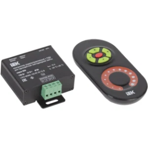 IEK Контроллер с ПДУ радио MONO 1 канал 12В 10А 120Вт черный - LSC1-MONO-120-RF-20-12-B IEK Контроллер с ПДУ радио MONO 1 канал 12В 10А 120Вт черный - LSC1-MONO-120-RF-20-12-B