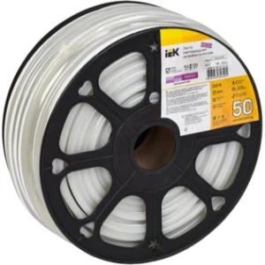 IEK Лента светодиодная "неон" 50м LSR-2835P120-9,6-IP67-220В - LSR5-9-120-67-0-50 IEK Лента светодиодная "неон" 50м LSR-2835P120-9,6-IP67-220В - LSR5-9-120-67-0-50