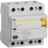 IEK Выключатель дифференциальный (УЗО) ВД1-63 4Р 32А 100мА