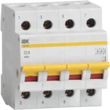 IEK Выключатель нагрузки (мини-рубильник) ВН-32 4Р 32А