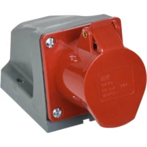 IEK Розетка стационарная ССИ-114 3Р+РЕ 16А 380-415В IP44 - PSR12-016-4 IEK Розетка стационарная ССИ-114 3Р+РЕ 16А 380-415В IP44 - PSR12-016-4