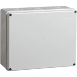 IEK Коробка распаячная КМ41271 для открытой проводки 240х195х90мм IP44 (RAL 7035, кабельные вводы 5шт)