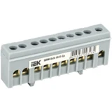 IEK Шина L "фаза" в корпусном изоляторе на DIN-рейку ШНИ-6х9-10-К-Ср